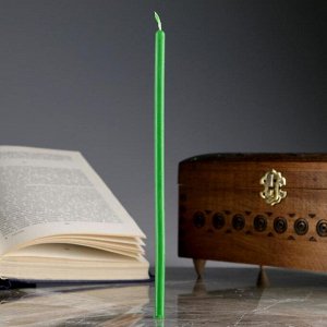 Набор магических свечей «Привлечение денег и богатства», 3 штуки, зелёные