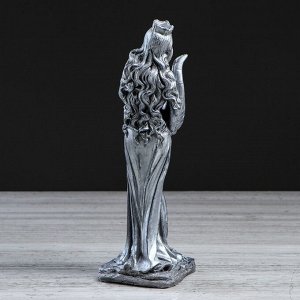 Статуэтка "Фортуна" богиня, серебристый цвет, 30 см