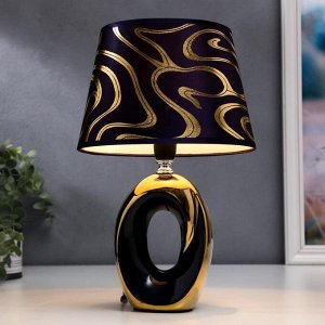 Лампа настольная 36652/1 E14 40Вт фиолетово-золотой H32,5 см RISALUX
