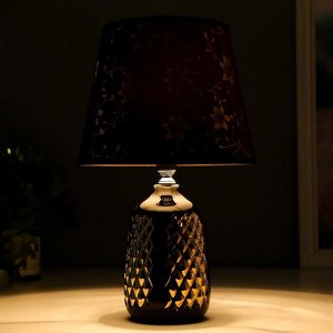 Лампа настольная 36654/1 E14 40Вт черный-золото H32.5 см