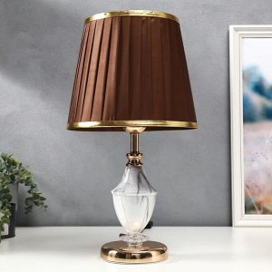 RISALUX Лампа настольная 16141/1 E27 40Вт бело-золотой 25х25х44 см