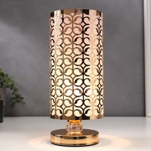 Лампа настольная 16142/1 E27 40 Вт золото 13x13x31 см RISALUX