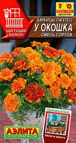 Бархатцы У окошка, смесь сортов (2023; 72.230.01)