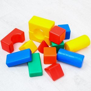 Набор цветных кубиков "Крош и Ёжик", 72 элемента, Смешарики