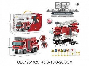 3202-8 пожарная машина-констр,с дрелью 95 дет., в коробке 1251626
