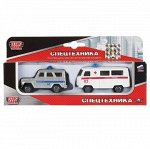 15-07-WB машина металл н/р из 2-х моделей, 7.5 см.