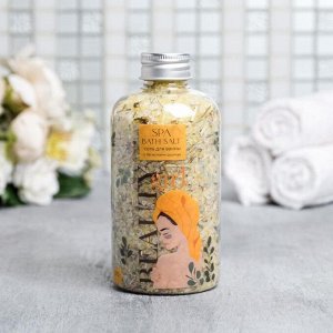 Соль для ванны с лепестками душицы Beauty girl, 370 г, Beauty Fox