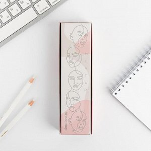Ручка розовое золото металл в подарочной коробке "Вдохновляй"