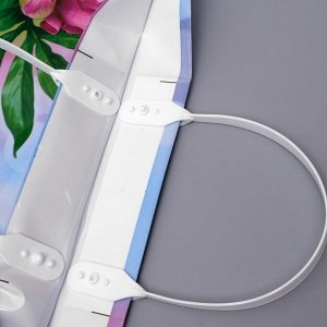 Пакет ""Тур-де-франс"", полиэтиленовый с пластиковой ручкой, 90 мкм 38 х 35 см