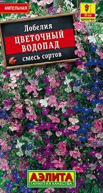 Лобелия Цветочный водопад ампельная, смесь окрасок (2023; 137.35.03)