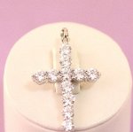 Кулон покрытие родий Н01-8139