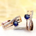 Серьги позолота  H01-8074