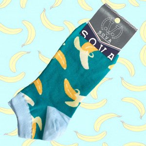 Укороченные носки "Бананы"