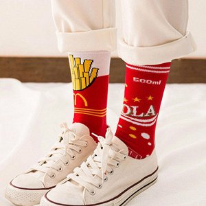 Носки серии Нескучная пара "Макдональдс - Вот что я люблю"