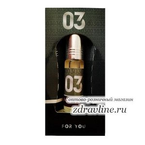 Духи 03 FOR YOU Zahra 6 мл