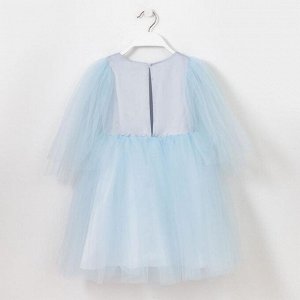 Платье для девочки MINAKU: Party dress цвет светло-голубой, рост 146