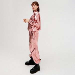 Брюки женские MINAKU: Trend zone, цвет розовый, рост 152