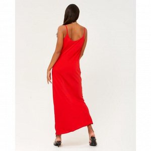 Платье женское MINAKU: Silk pleasure, цвет красный , размер 42