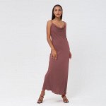 Платье женское MINAKU: Silk pleasure, цвет кофе , размер 52