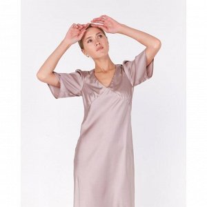 Платье женское MINAKU: Silk Pleasure цвет кофейный, р-р 44