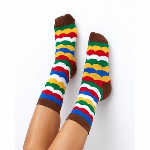 Носки MINAKU «Разноцветные», размер 36-41 (23-27 см)