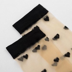 Набор стеклянных женских носков (3 пары) MINAKU размер 36-37 (23 см)