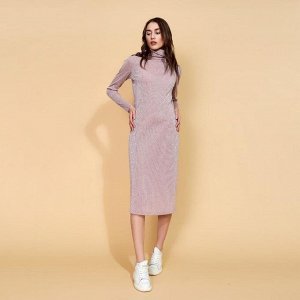 Платье-водолазка MINAKU, размер 42, цвет розовый