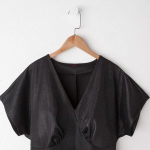 Платье женское MINAKU с люрексом, длинное, цвет чёрный