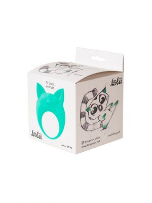 Эрекционное кольцо с вибрацией Mimi Animals Lemur Remi Green