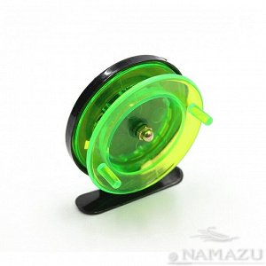 Катушка проводочная Namazu "Scoter" пластиковая, р. 5 см, зеленая/500/