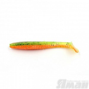 Виброхвост YAMAN Flatter Shad, р.4 inch, цвет #16 - Arbuz (уп. 5 шт.)