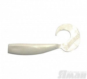 Твистер YAMAN Lazy Tail Shad, р.9 inch цвет #01 - White (уп. 2 шт.)