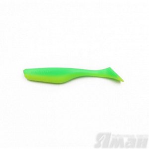 Виброхвост YAMAN Greedy Shad, р.3,5 inch, цвет #30 - Lime Chartreuse (уп. 6 шт.)