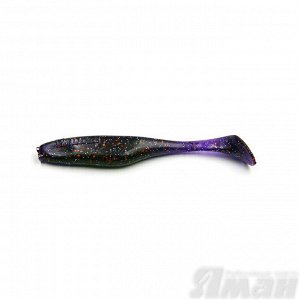 Виброхвост YAMAN Greedy Shad, р.5,5 inch, цвет #08 - Violet (уп. 4 шт.)