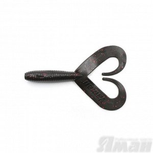 Твистер YAMAN Loop-Two, р.5 inch, цвет # 31 - Black Red Flake (уп. 5 шт.)