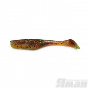 Виброхвост YAMAN Greedy Shad, р.5,5 inch, цвет #20 - Kiwi Shad (уп. 4 шт.)