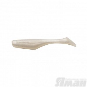 Виброхвост YAMAN Greedy Shad, р.5,5 inch, цвет #28 - Pearl (уп. 4 шт.)