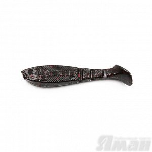 Виброхвост YAMAN Light-Flake, р.4 inch, цвет # 31 - Black Red Flake (уп. 4 шт.)