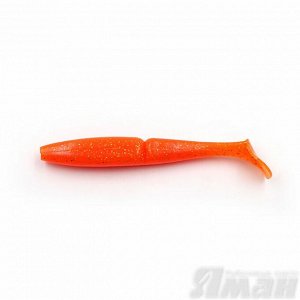 Виброхвост YAMAN Mamura, р.5 inch, цвет #03 - Carrot gold flake (уп. 4 шт.)