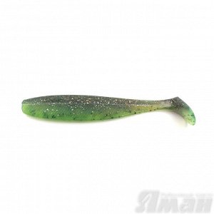 Виброхвост YAMAN Sharky Shad, р.4,5 inch, цвет #15 - Violet Lime (уп. 5 шт.)