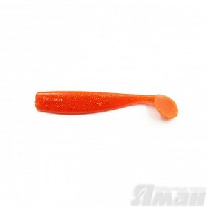 Виброхвост YAMAN Spry Minnow, р.5,5 inch цвет #03 - Carrot gold flake (уп. 4 шт.)