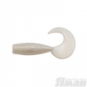 Твистер YAMAN Spry Tail, р.3 inch цвет #28 - Pearl (уп. 8 шт.)