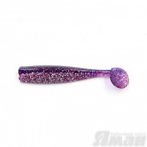 Виброхвост YAMAN Spry Minnow, р.5,5 inch цвет #19 - Silver Violet (уп. 4 шт.)