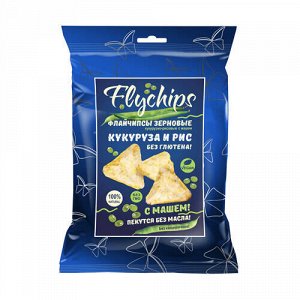 Флайчипсы кукурузно-рисовые с машем, зерновые Flychips