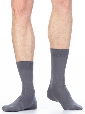 Классические гладкие эластичные всесезонные мужские носки из хлопка