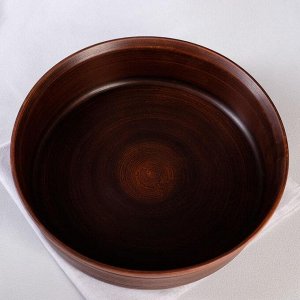 Сковорода "Блинная", декор, красная глина, 28 см, 2.9 л, микс