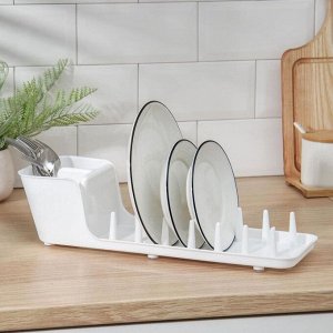 Сушилка для посуды Mini, 39x12,5x11 см, белый