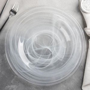 Тарелка обеденная «Элегант», d=31,5 см цвет белый