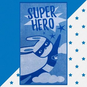 Полотенце махровое "Этель" Super hero, 70х130 см, 100% хлопок, 420гр/м2