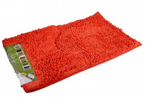 Набор ковриков для ванной ЛАПША - красный 2 пр. р-р 80х50 и 40х50